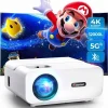 ویدئو پروژکتور جیائومار مدل C9 با کیفیت UHD و شدت نور ۱۲۰۰۰ لومن