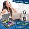 پخش‌کننده CD قابل حمل CCHKFEI با بلوتوث، اسپیکر و باتری شارژی ۲۰۰۰ میلی‌آمپرساعت - تصویر 4